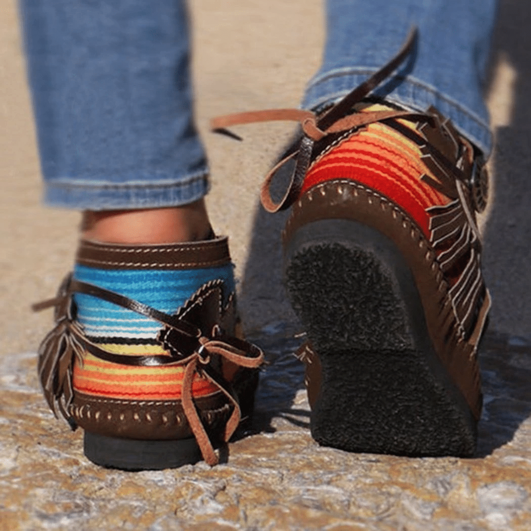 🔥50% OFF TODAY🔥 Cowgirl Leather Moccasins