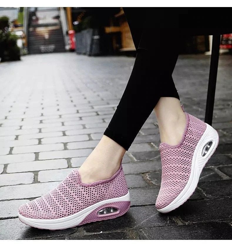2022 Air Cushion Slip-On Walking Shoes Orthopedic  Walking Shoes