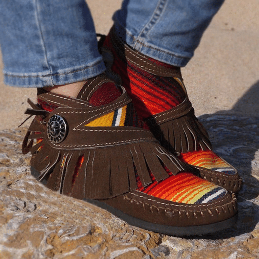 🔥50% OFF TODAY🔥 Cowgirl Leather Moccasins