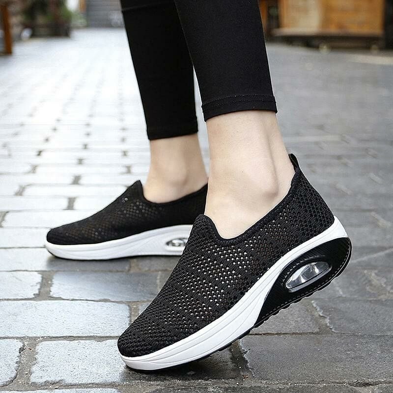 2022 Air Cushion Slip-On Walking Shoes Orthopedic  Walking Shoes