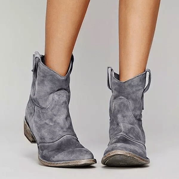 Women's Comfy Low Heel Mid-calf Boots