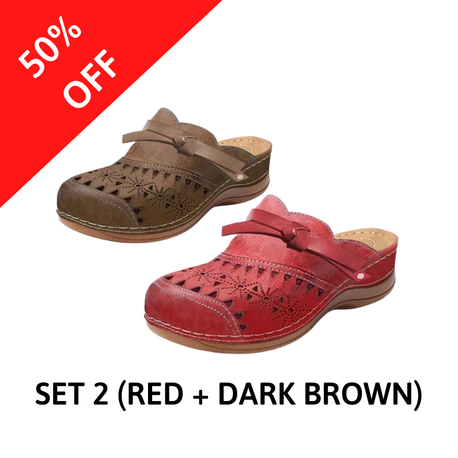 Limited Edition Women Orthopedic Hollow Carved Walking Sandals