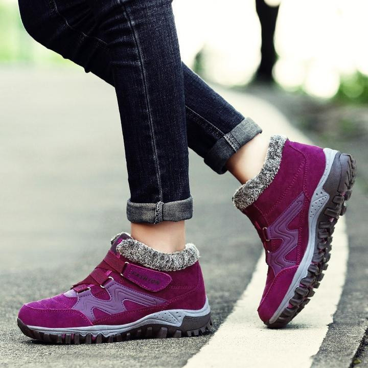 🔥49% OFF TODAY🔥Women Winter Thermal Villi Leather Boots