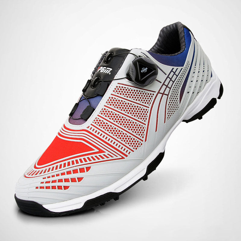 Sursell Men's Knob Button Golf Shoes