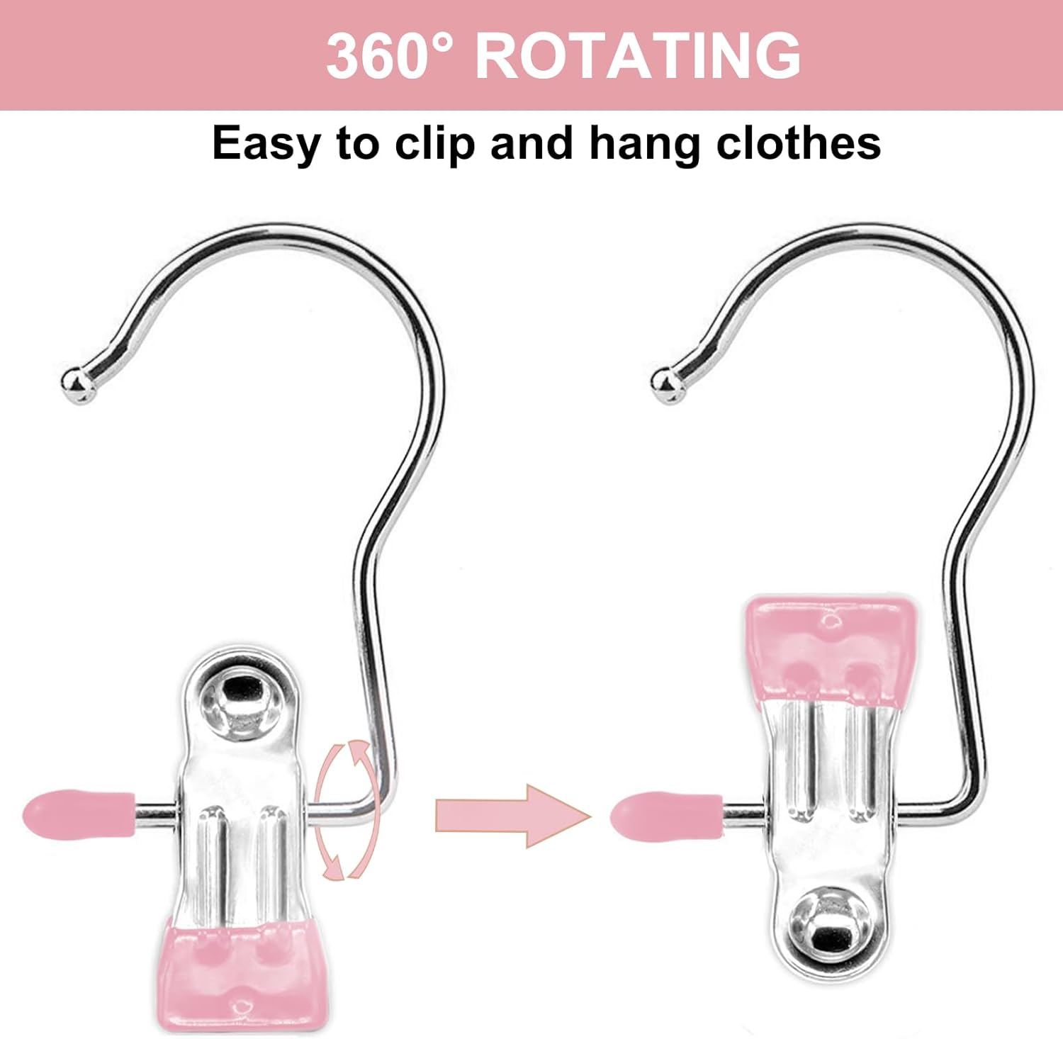 Multifunctional hook hanger clip