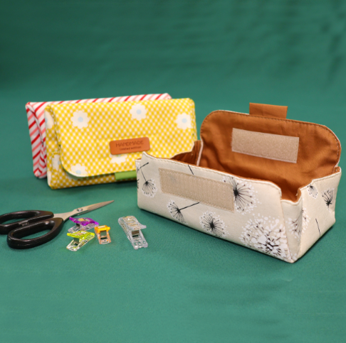 DIY Notion Folding Tray Pouch & Instruction