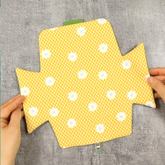 DIY Notion Folding Tray Pouch & Instruction