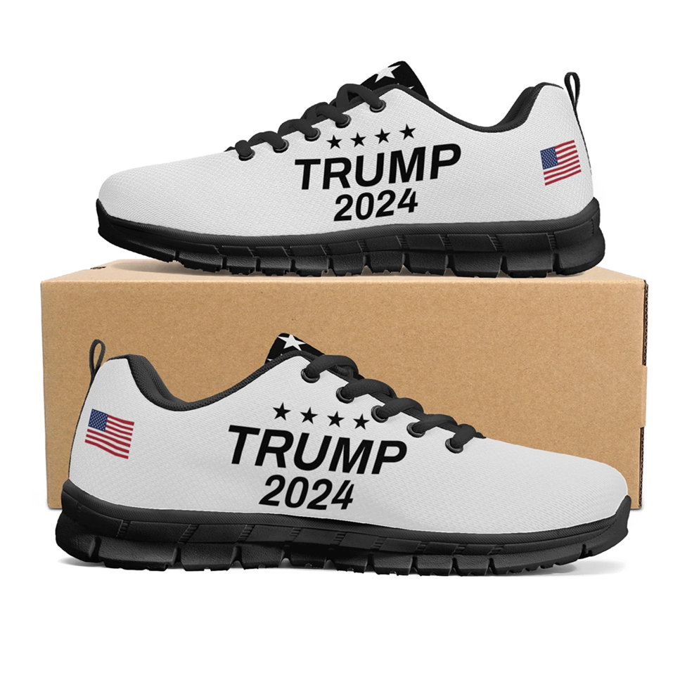 Trump 2024 Limited Edition Sneakers (White & Black Edition) 