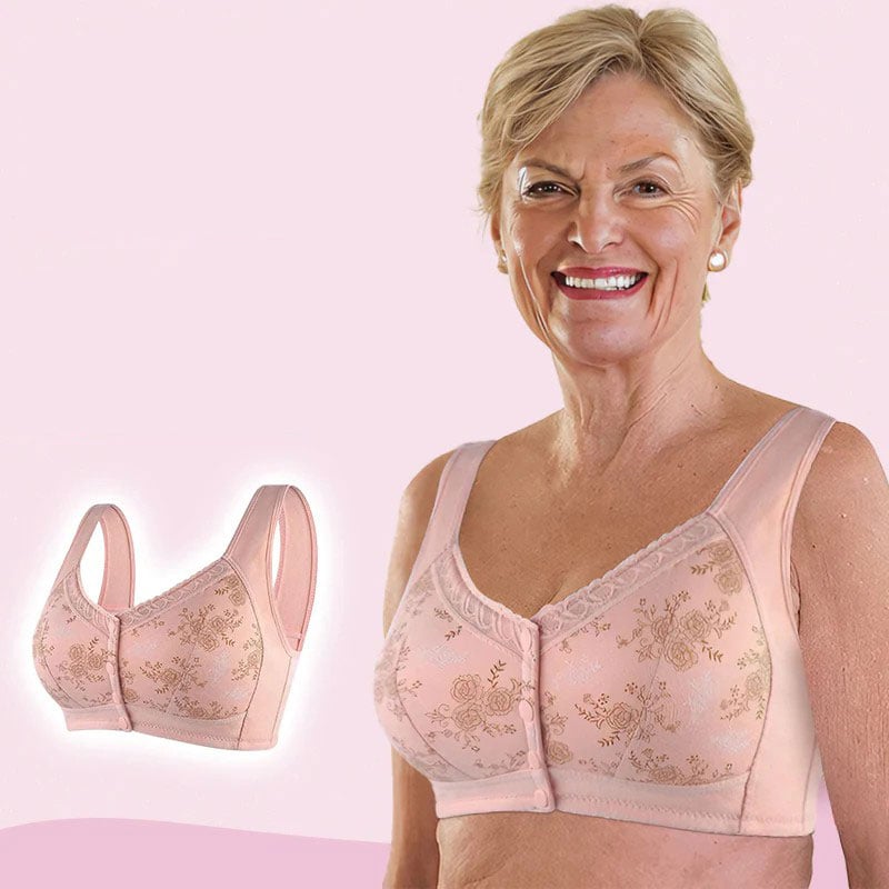 2024 New Year Hot Sale-New Cotton Front Closure Bra