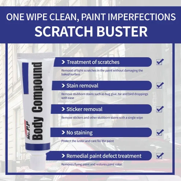 Professional Car Scratch Repair Agent (Buy 1 Get Grinding Sponge)