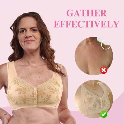 2024 New Year Hot Sale-New Cotton Front Closure Bra