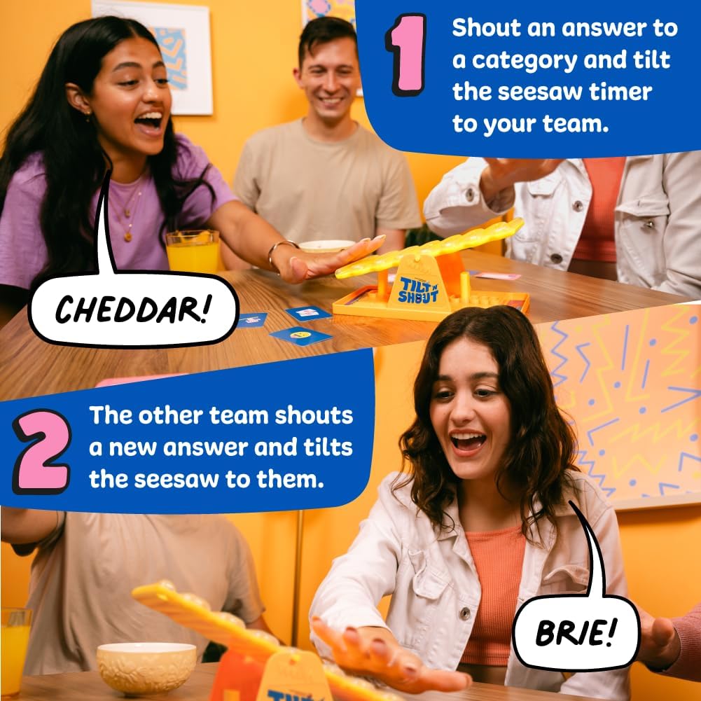 Big Potato Tilt 'n' Shout: A Speedy Family Board Game for Adults and Kids | Best New Board Games
