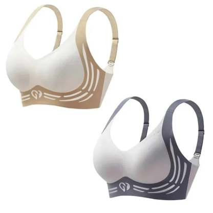 🎁Super gather bra | Wireless Push-up Bra👍No more sagging breasts