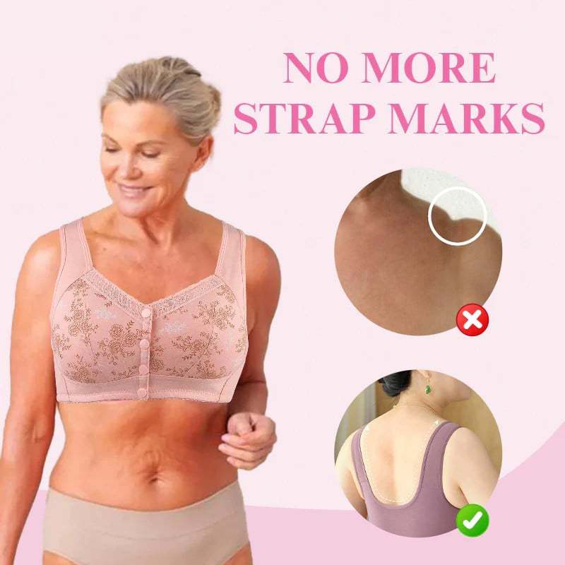2024 New Year Hot Sale-New Cotton Front Closure Bra