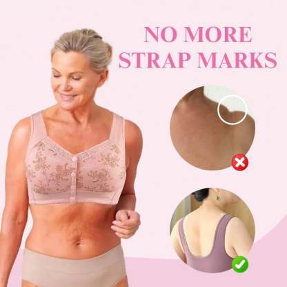 2024 New Year Hot Sale-New Cotton Front Closure Bra