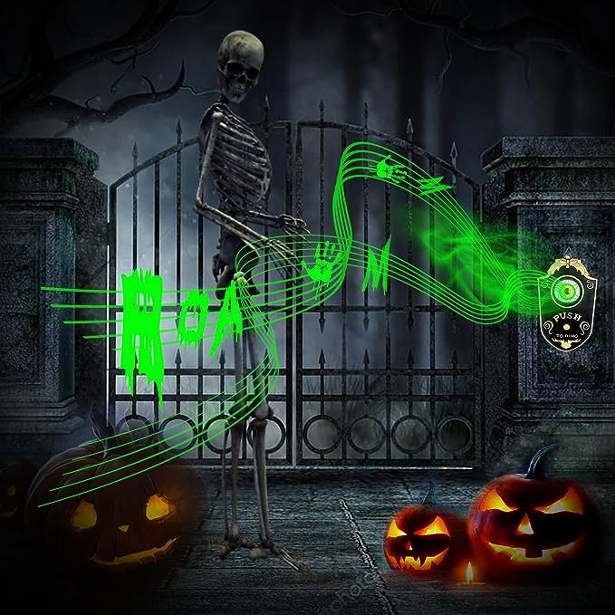 LED electric luminous sounding eyeball doorbell