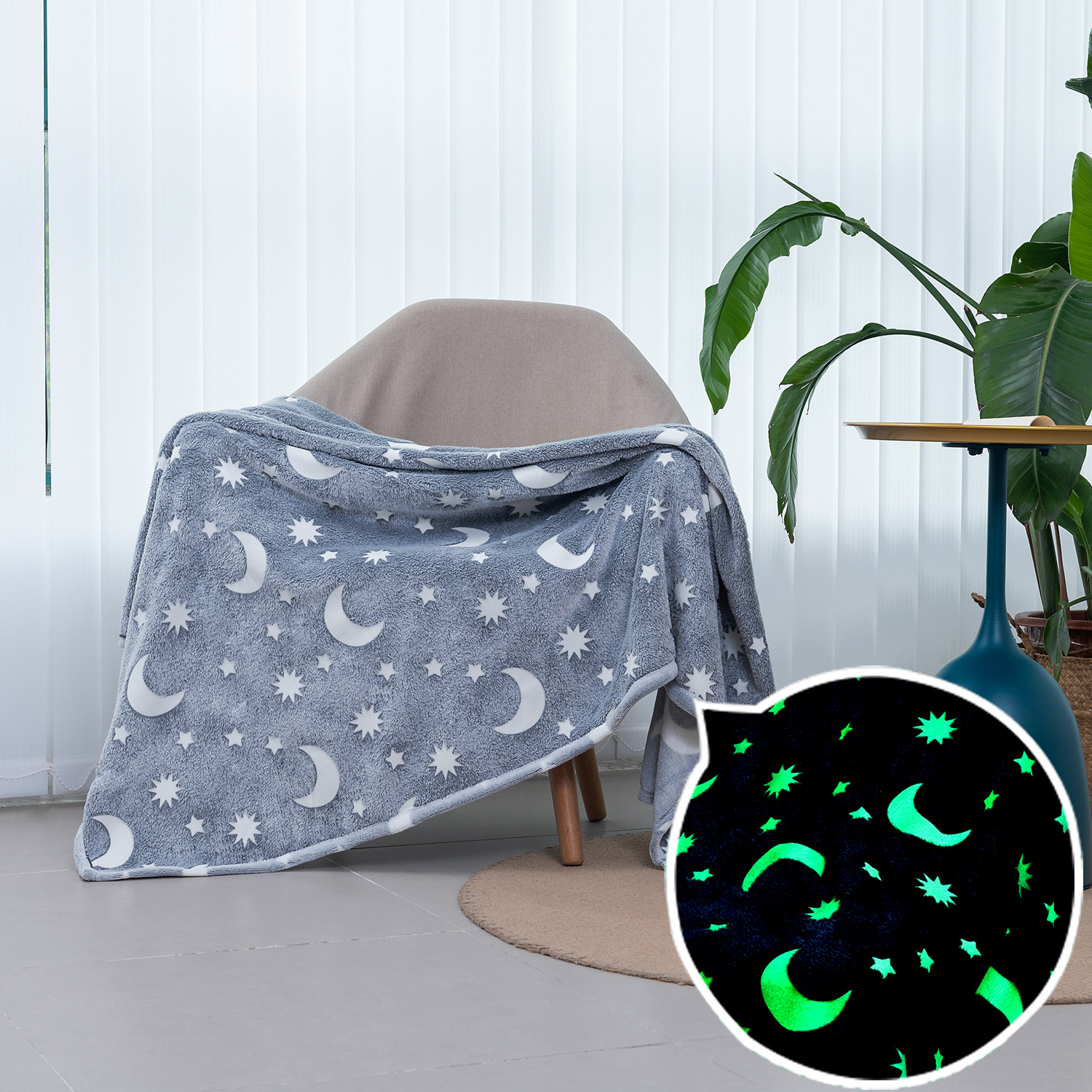 😊Double sided flannel luminous blanket-🔥Buy 2 Save 15%