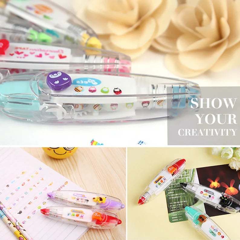 DIY Cute Animals Press Type Decorative Pen🔥Buy More Save More
