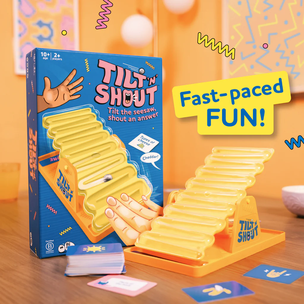 Big Potato Tilt 'n' Shout: A Speedy Family Board Game for Adults and Kids | Best New Board Games