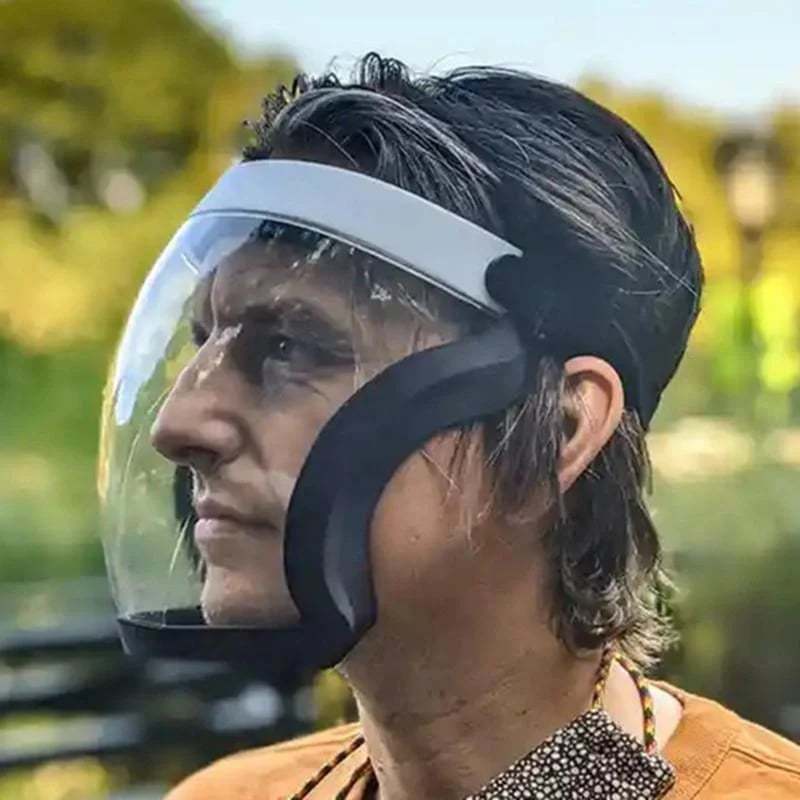 🔥🔥Full Face Protection Large Transparent Face Shield