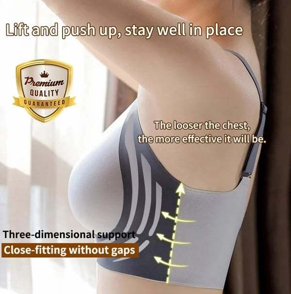 🎁Super gather bra | Wireless Push-up Bra👍No more sagging breasts