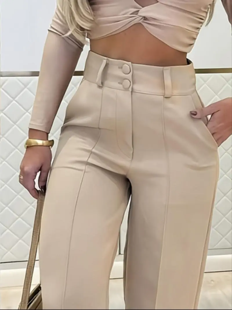 Women's Simple Wide-Leg Pants
