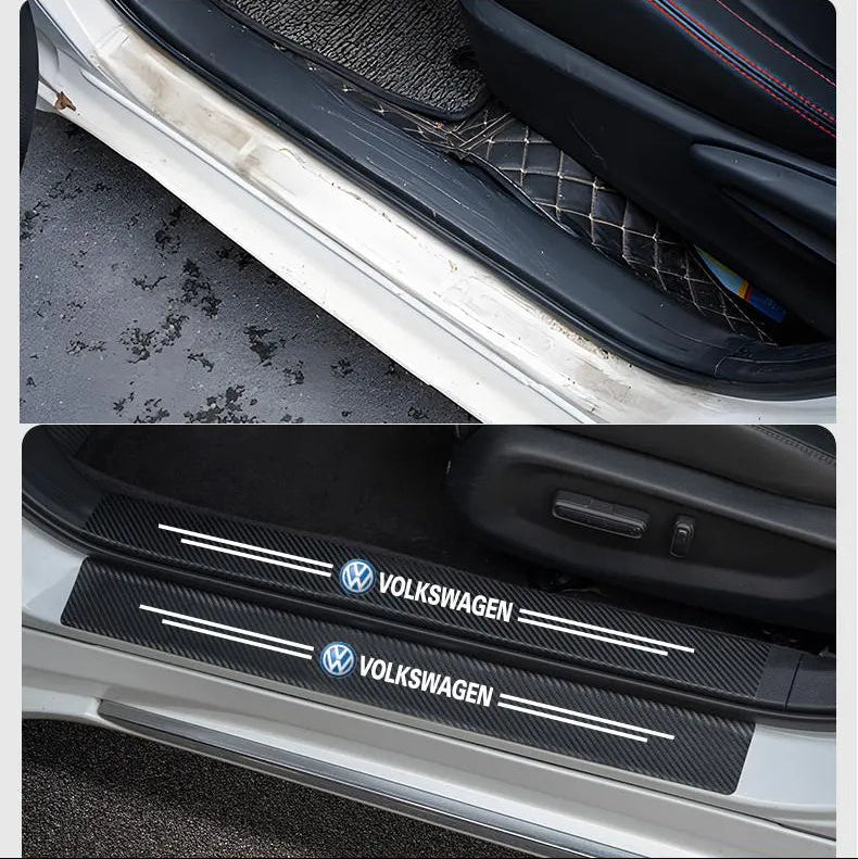 Hot Sale 🎉50% OFF🎉Carbon Car Door Sills Stickers✨9PCS ✨