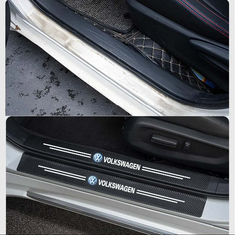 Hot Sale 🎉50% OFF🎉Carbon Car Door Sills Stickers✨9PCS ✨