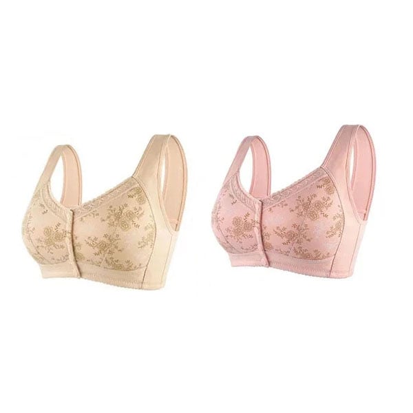 2024 New Year Hot Sale-New Cotton Front Closure Bra