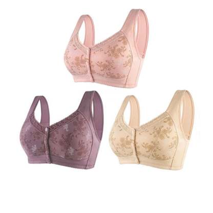2024 New Year Hot Sale-New Cotton Front Closure Bra