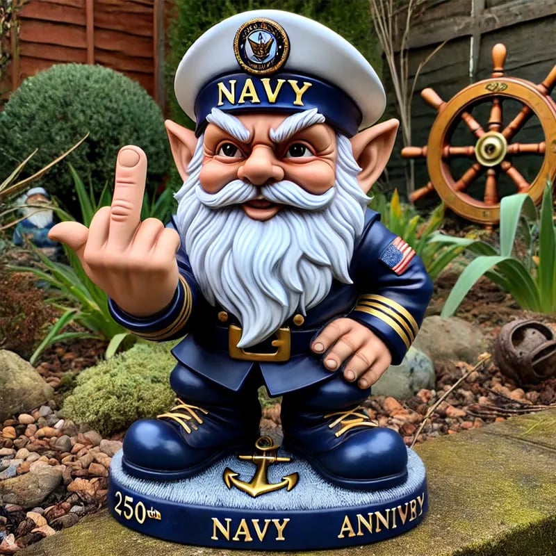 🔥Funny Army 250th Anniversary Gnome Statue