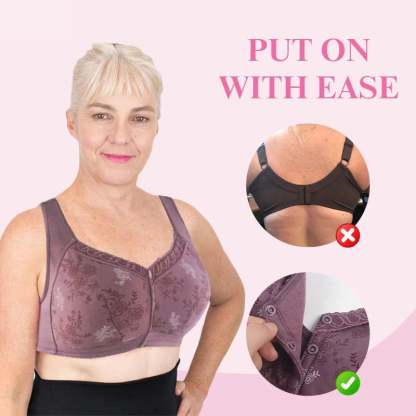 2024 New Year Hot Sale-New Cotton Front Closure Bra