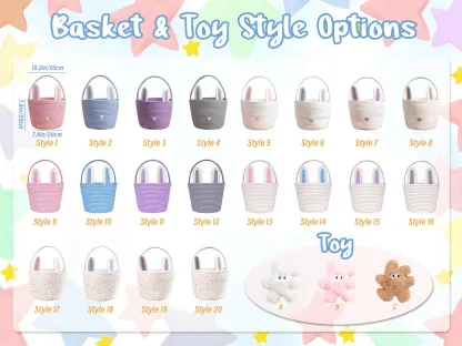 Personalized Easter Bunny Basket with name