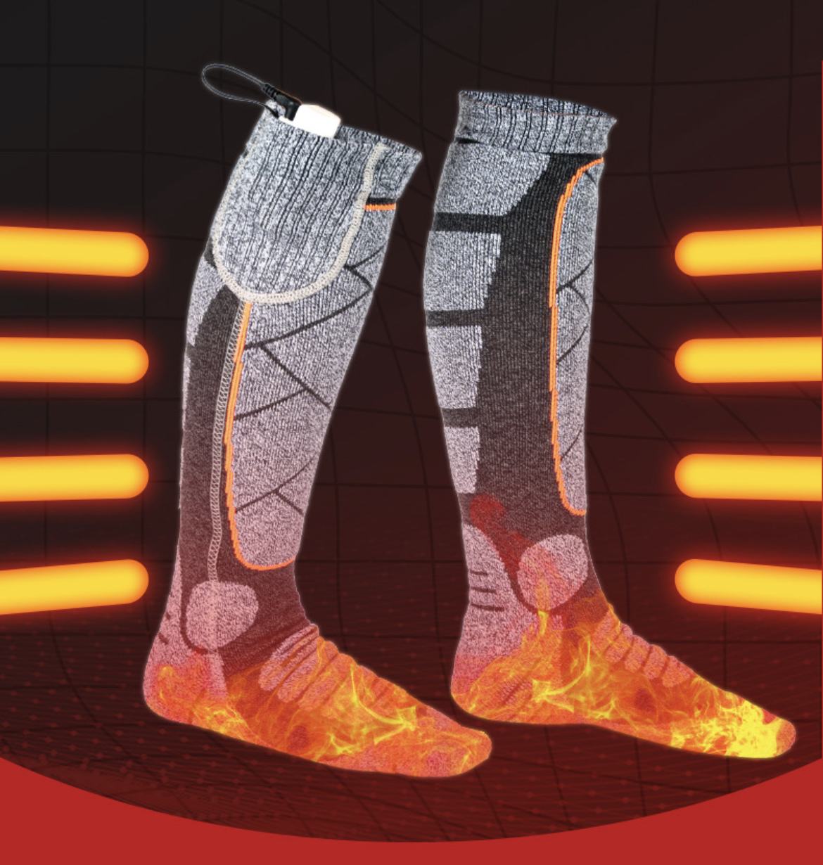 Men's Winter Warm Thermal Socks, Women's Busy Socks, Insulated Heated Crew Boot Socks