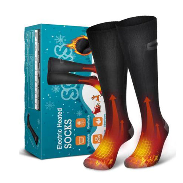1 Pair Women Rechargeable Electric Heated Socks