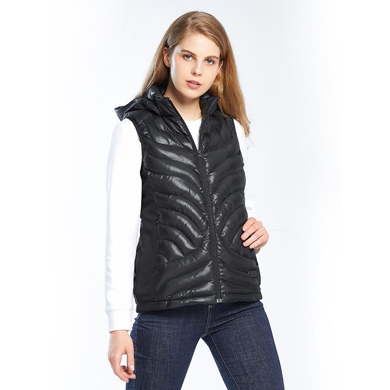 Women's Electric Heating Gilet With 3 Gears Adjustment Washable Heating Gilet Down Jacket