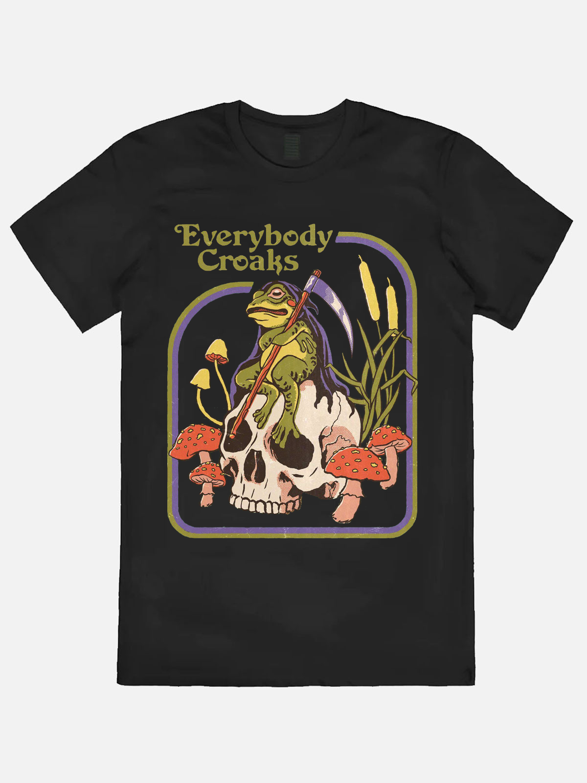 Everybody Croaks Casual Printed Cotton T-shirt