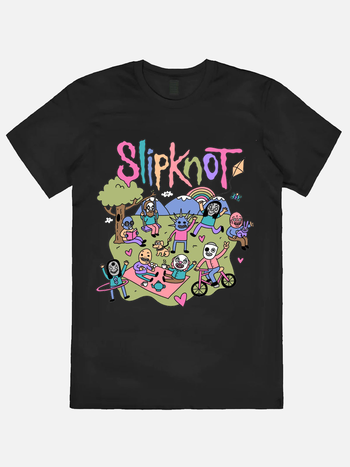 Tidense Slipknot Casual Printed T-shirt