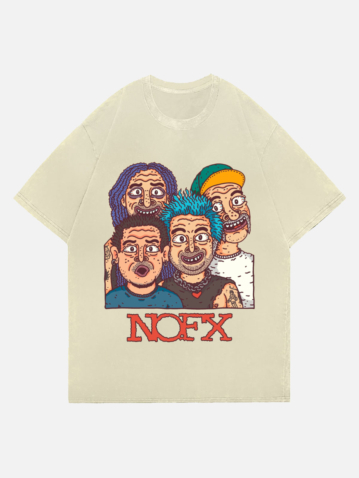 Nofx Wash Denim T-Shirt