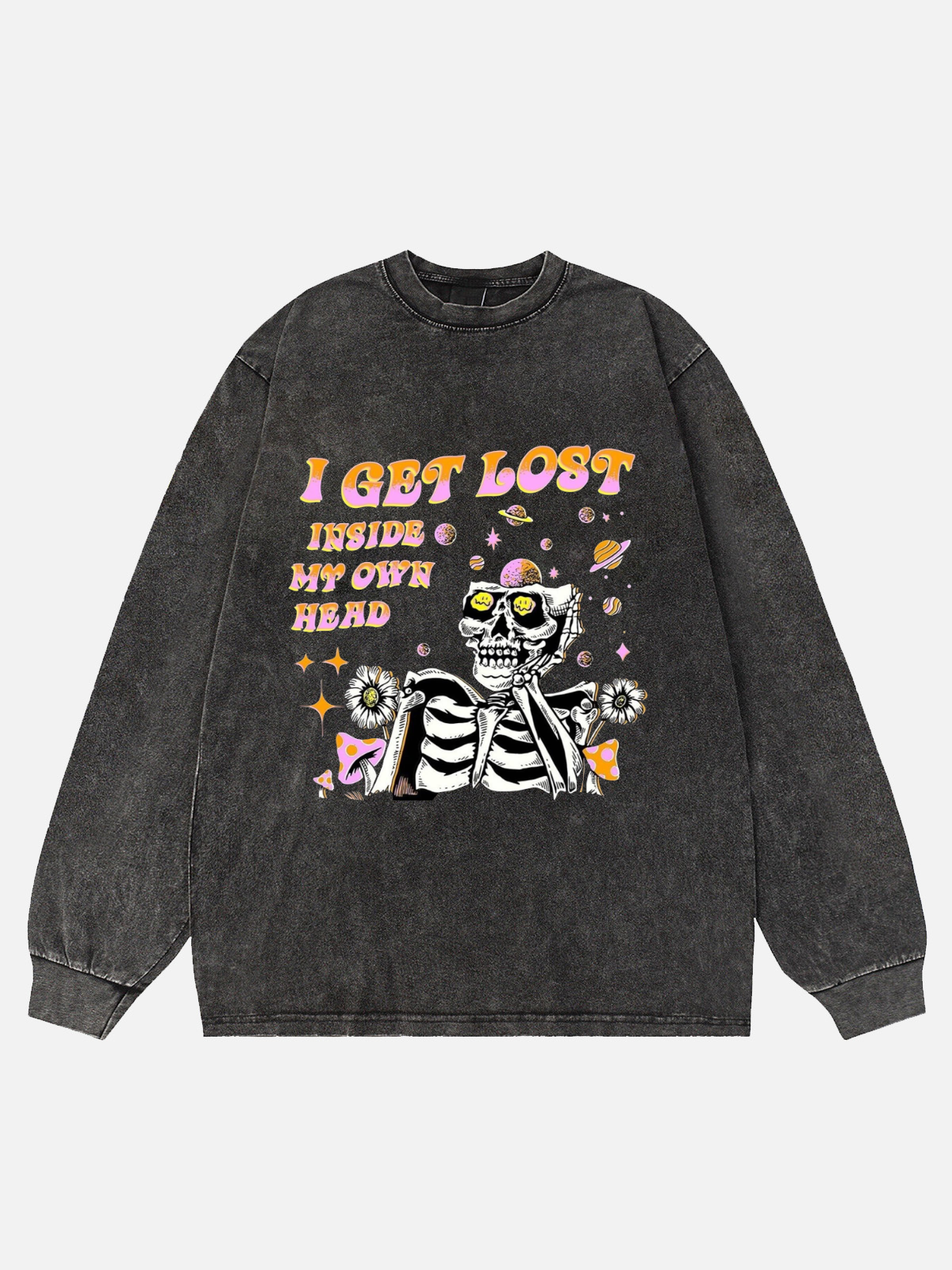 I Got Lost Inside My Own Head Washed Long Sleeve T-Shirt