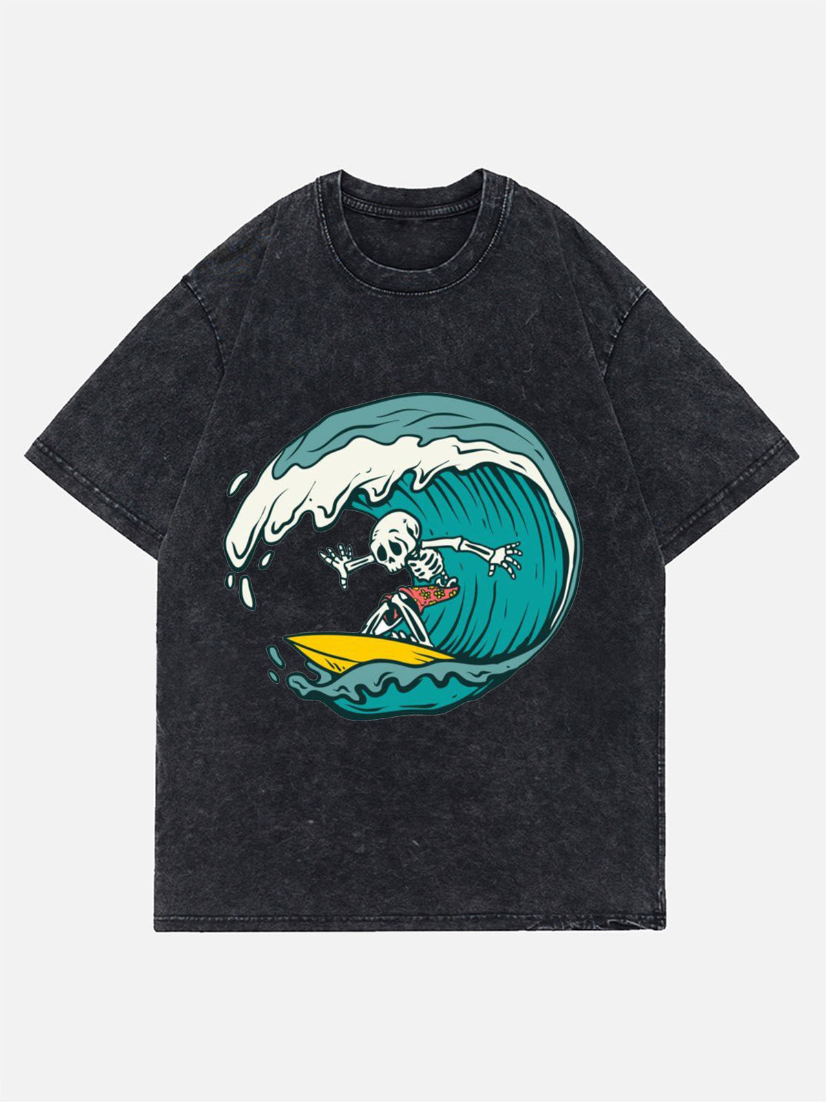 Surfer's Pace Unisex Vintage Wash Denim T-Shirts