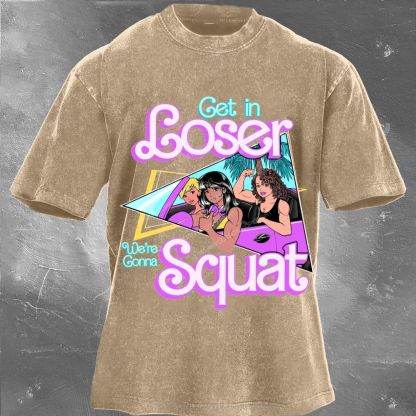 Get In Loser Unisex Washed Gym Tee Wearyourfits