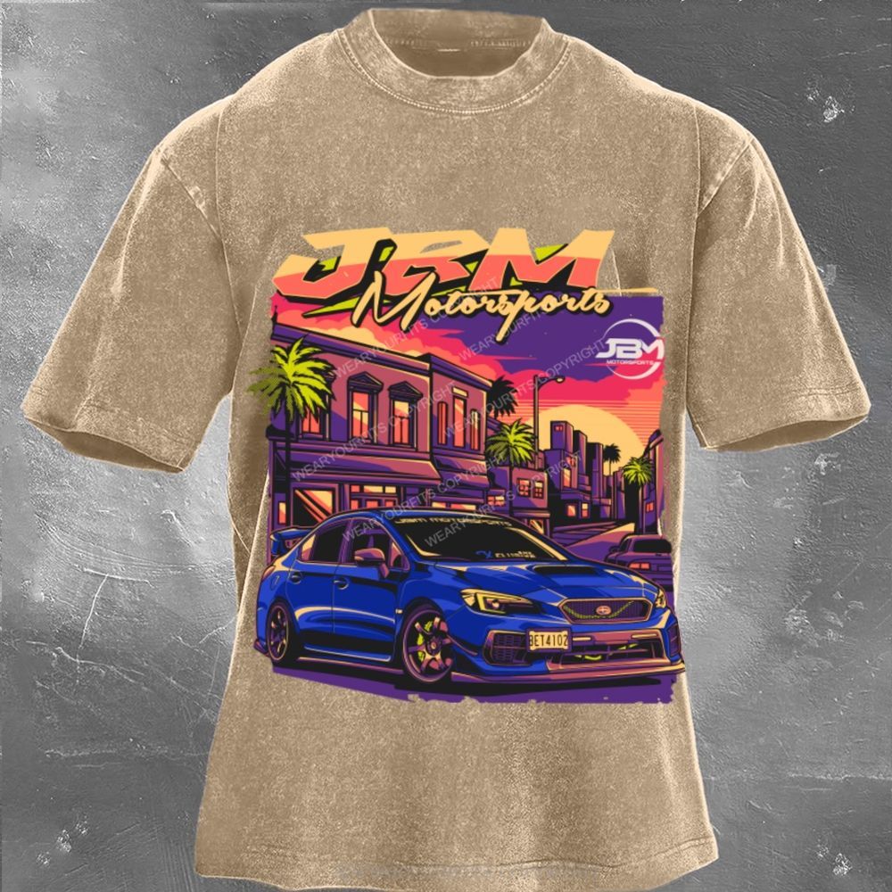 Lancer Evolution Unisex Washed Tee Wearyourfits