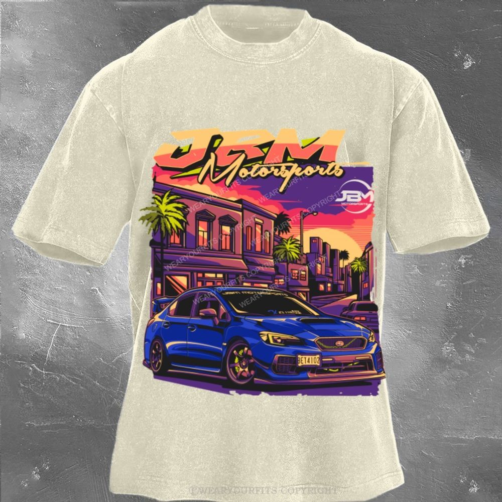 Lancer Evolution Unisex Washed Tee Wearyourfits