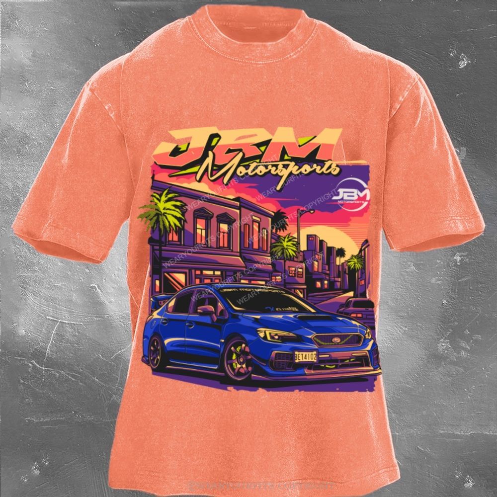 Lancer Evolution Unisex Washed Tee Wearyourfits