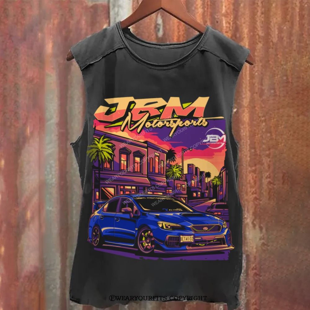 Subaru WRX STI Unisex Washed Tank Wearyourfits