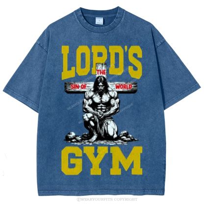 Lord's Gym Unisex Washed Tee Wearyourfits