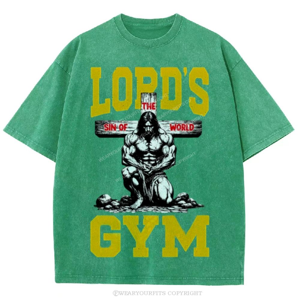 Lord's Gym Unisex Washed Tee Wearyourfits