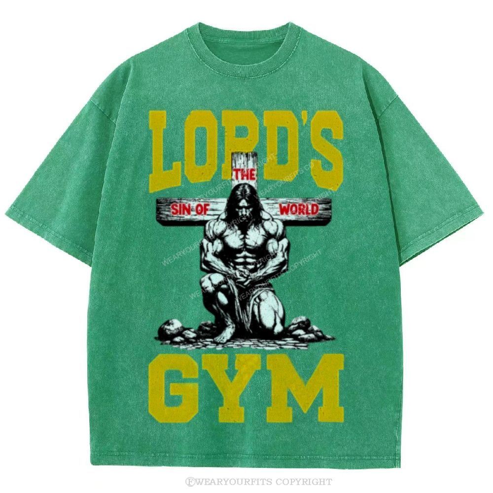 Lord's Gym Unisex Washed Tee Wearyourfits
