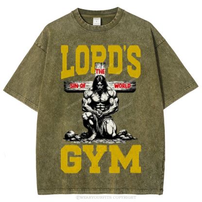 Lord's Gym Unisex Washed Tee Wearyourfits